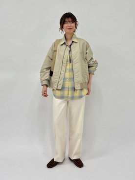 「FRAMeWORK（フレームワーク）のアイテム」を使った、Minamiさん（レディース・168cm）の夏コーディネート