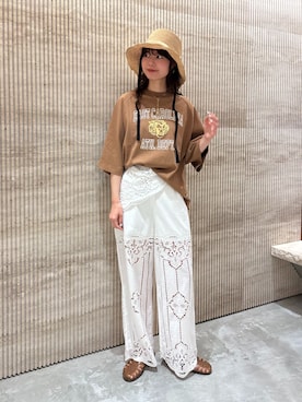 「FRAMeWORK（フレームワーク）のアイテム（財布/小物）」を使った、Minamiさん（レディース・168cm）の春コーディネート