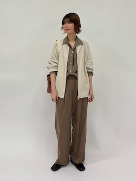 「FRAMeWORK（フレームワーク）のアイテム」を使った、Minamiさん（レディース・168cm）の夏コーディネート