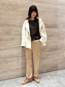 「FRAMeWORK（フレームワーク）のアイテム（財布/小物）」を使った、Minamiさん（レディース・168cm）の冬コーディネート