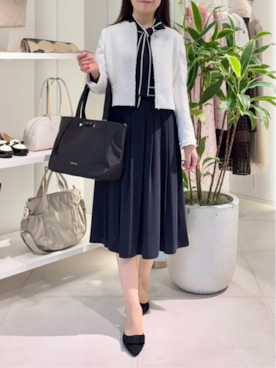 「TOCCA（トッカ）のアイテム（ジャケット/アウター）」を使った、TOCCA Officialさん（レディース・156cm）の秋コーディネート