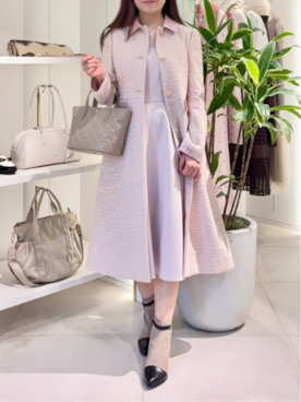 「TOCCA（トッカ）のアイテム（ジャケット/アウター）」を使った、TOCCA Officialさん（レディース・156cm）の秋コーディネート