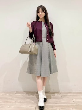 「TOCCA（トッカ）のアイテム」を使った、TOCCA Officialさん（レディース・161cm）の秋コーディネート