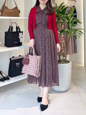 「TOCCA（トッカ）のアイテム」を使った、TOCCA Officialさん（レディース・156cm）の秋コーディネート