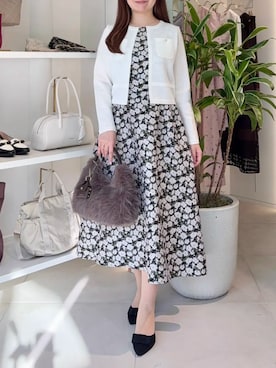 「TOCCA（トッカ）のアイテム」を使った、TOCCA Officialさん（レディース・156cm）の秋コーディネート