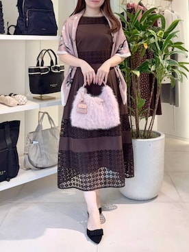 「TOCCA（トッカ）のアイテム」を使った、TOCCA Officialさん（レディース・156cm）の秋コーディネート