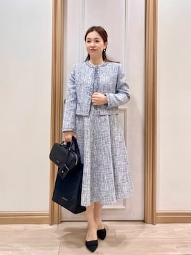 「TOCCA（トッカ）のアイテム（ジャケット/アウター）」を使った、TOCCA Officialさん（レディース・154cm）の秋コーディネート