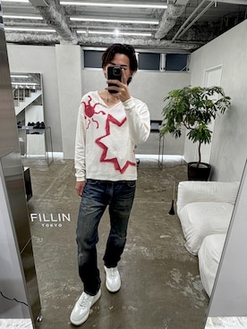 「FILLIN（フィルイン）のアイテム」を使った、08026404936さん（メンズ・177cm）の秋コーディネート