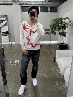 「FILLIN（フィルイン）のアイテム」を使った、08026404936さん（メンズ・177cm）の秋コーディネート