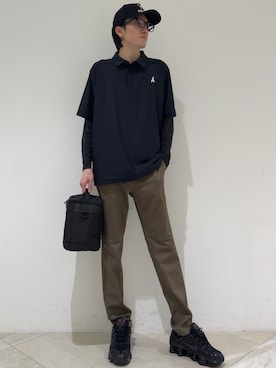 「ADABAT STREAM（アダバットストリーム）のアイテム」を使った、シンさん（メンズ・176cm）の夏コーディネート