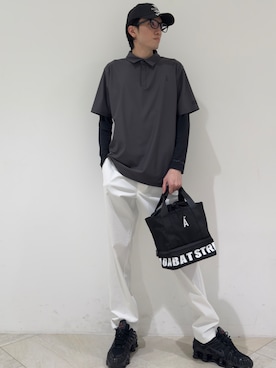 「ADABAT STREAM（アダバットストリーム）のアイテム」を使った、シンさん（メンズ・176cm）の夏コーディネート