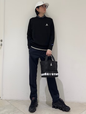 「ADABAT STREAM（アダバットストリーム）のアイテム」を使った、シンさん（メンズ・176cm）の秋コーディネート