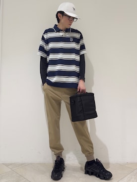 「ADABAT STREAM（アダバットストリーム）のアイテム」を使った、シンさん（メンズ・176cm）の夏コーディネート