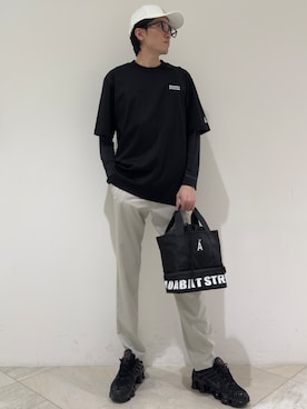 「ADABAT STREAM（アダバットストリーム）のアイテム」を使った、シンさん（メンズ・176cm）の夏コーディネート
