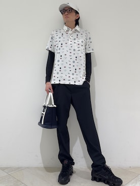 「adabat（アダバット）のアイテム」を使った、シンさん（メンズ・176cm）の夏コーディネート