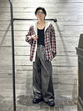 「HARE（ハレ）のアイテム（パンツ）」を使った、kztstyleさん（メンズ・169cm）の夏コーディネート