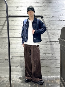 「HARE（ハレ）のアイテム（シューズ）」を使った、kztstyleさん（メンズ・169cm）の秋コーディネート