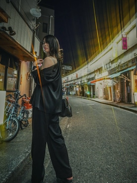 「ZARA（ザラ）のアイテム（テーラードジャケット、ブラック系）」を使った、みなさん（メンズ・177cm）の春コーディネート