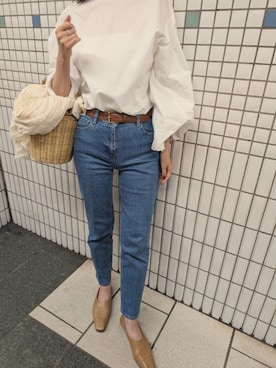 「THE ROW（ザロウ）のアイテム」を使った、めいさん（レディース・165cm）の春コーディネート