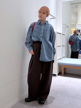 みずほさん（レディース・154cm）の秋コーディネート