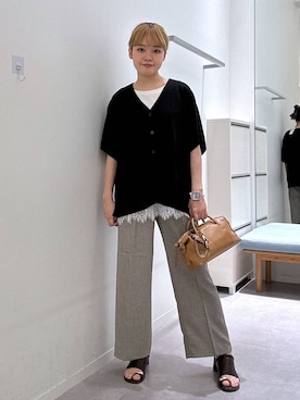 みずほさん（レディース・154cm）の夏コーディネート