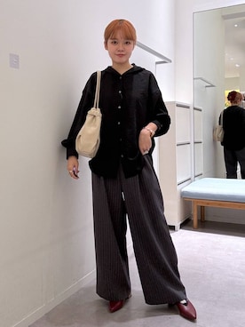 みずほさん（レディース・154cm）の秋コーディネート