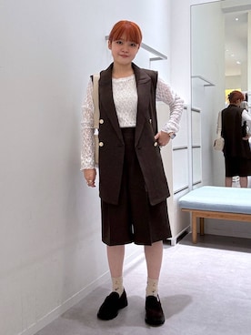 みずほさん(レディース・154cm)の秋コーディネート