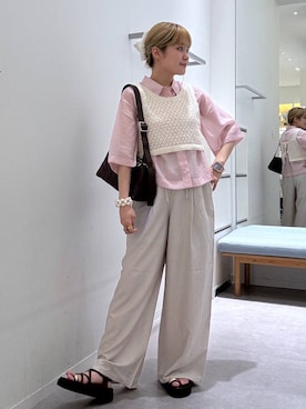 みずほさん(レディース・154cm)の夏コーディネート