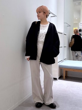 みずほさん（レディース・154cm）の秋コーディネート