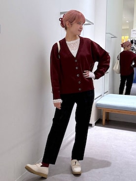 みずほさん（レディース・154cm）の秋コーディネート