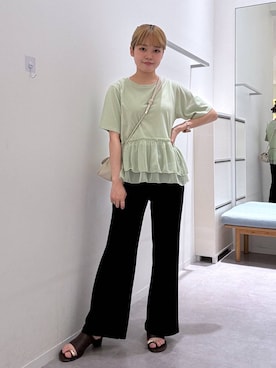 みずほさん（レディース・154cm）の夏コーディネート