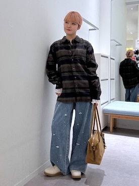 みずほさん(レディース・154cm)の秋コーディネート