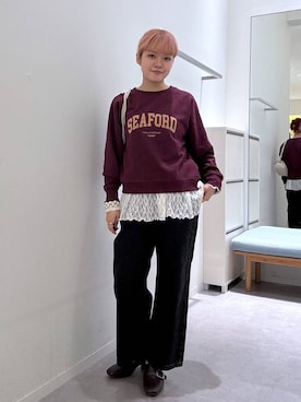 みずほさん(レディース・154cm)の秋コーディネート