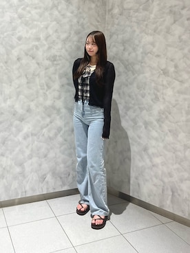 「GOGOSING（ゴゴシング）のアイテム」を使った、madocaさん（レディース・158cm）の夏コーディネート