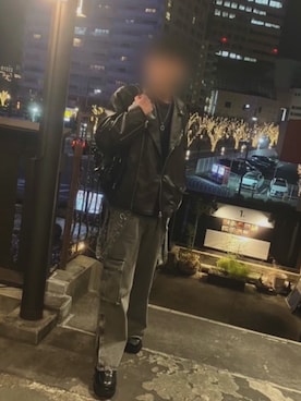 「Loose/ルース（ルース）のアイテム」を使った、Sotaさん（メンズ・184cm）の春コーディネート