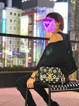 「FILA（フィラ）のアイテム」を使った、3pinkkkさん（メンズ・168cm）の春コーディネート