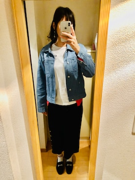 「eb's（エビス）のアイテム」を使った、Red Bullさん（レディース・171cm）の春コーディネート