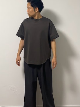 「Graphpaper（グラフペーパー）のアイテム」を使った、うーさん（メンズ・177cm）の春コーディネート