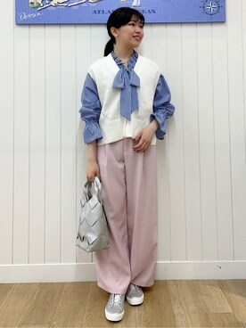 Mayaさん(レディース・159cm)の春コーディネート
