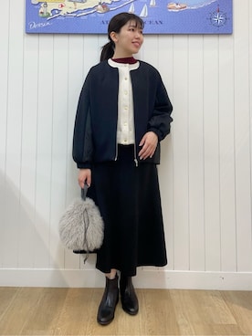 Mayaさん(レディース・159cm)の冬コーディネート