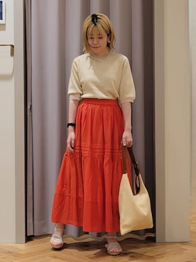 YOSIさん(レディース・152cm)の夏コーディネート