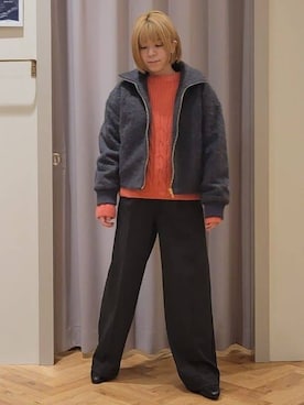 YOSIさん(レディース・152cm)の冬コーディネート
