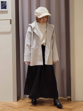 YOSIさん(レディース・152cm)の冬コーディネート
