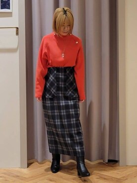 YOSIさん(レディース・152cm)の冬コーディネート