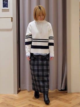 YOSIさん（レディース・152cm）の冬コーディネート