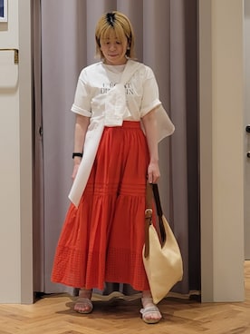 「grove（グローブ）のアイテム」を使った、YOSIさん（レディース・152cm）の春コーディネート