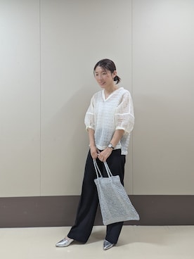 「UNTITLED（アンタイトル）のアイテム」を使った、sachiさん（レディース・159cm）の夏コーディネート