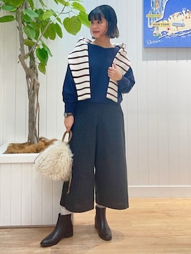 mikaさん(レディース・158cm)の秋コーディネート
