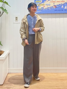 「SOUP（スープ）のアイテム」を使った、mikaさん（レディース・158cm）の春コーディネート