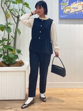 mikaさん（レディース・158cm）の冬コーディネート